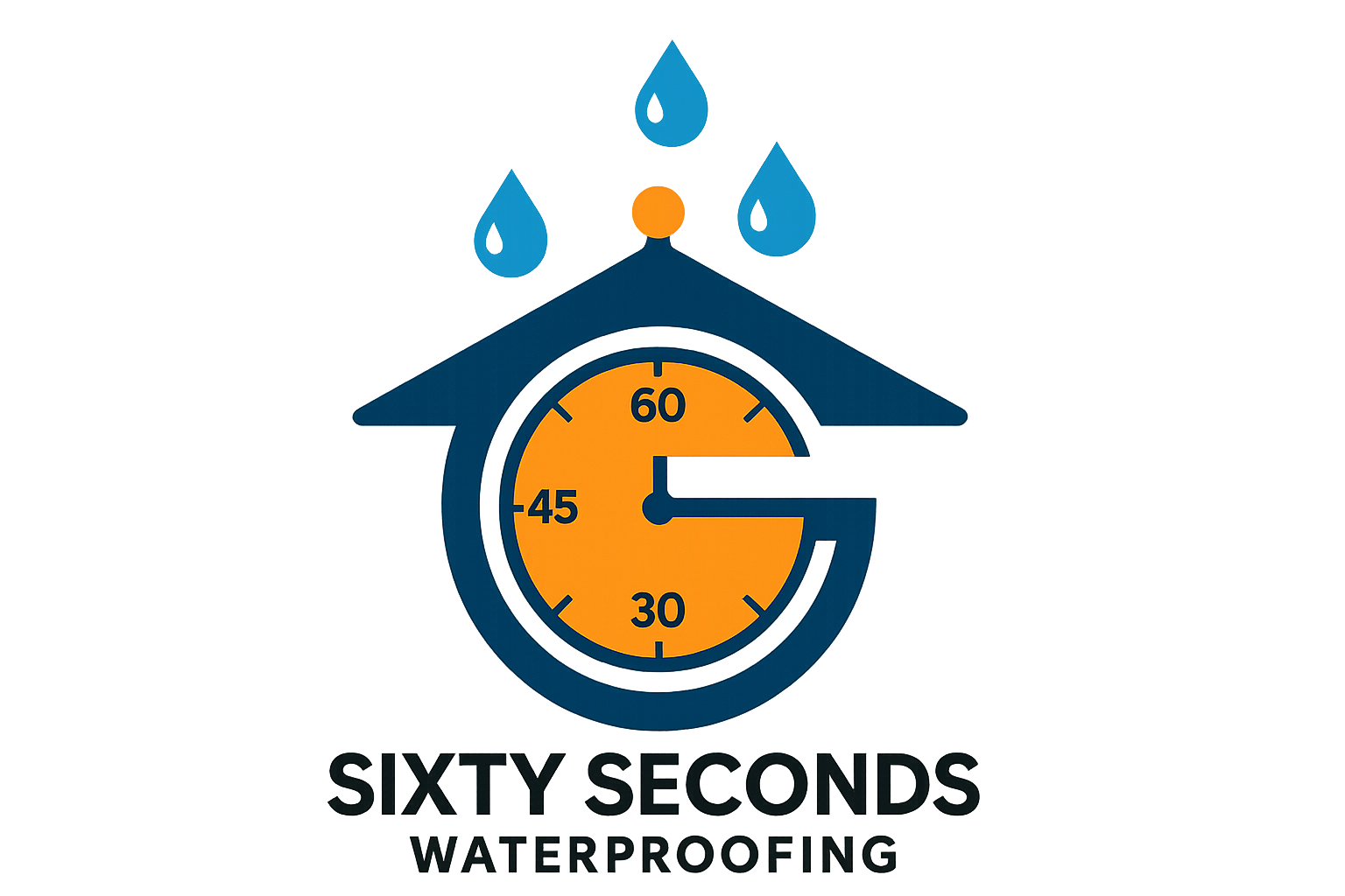 Sixty Seconds Waterproofing Logo